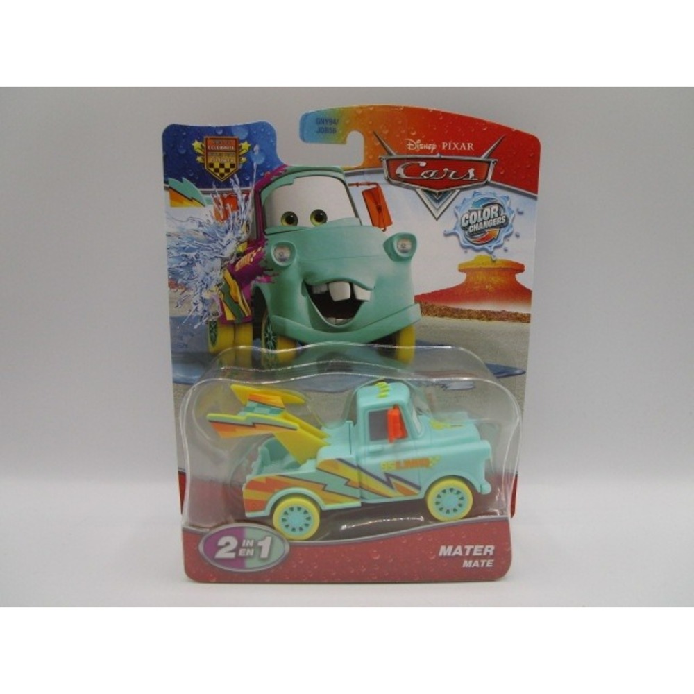Disney Pixar Cars Color Changers Mater Teal to Purple Die-Cast Race To Celebrate